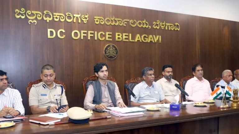 Belagavi will not face water shortage if rains continue for four to five days, says Public Works Minister Satish Jarkiholi