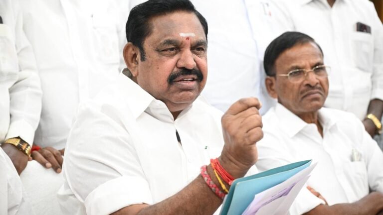 Palaniswami criticizes the TVK government’s approach to the issue of custodial death