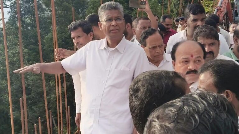 PWD Minister inspects road works at Hulikal Ghat