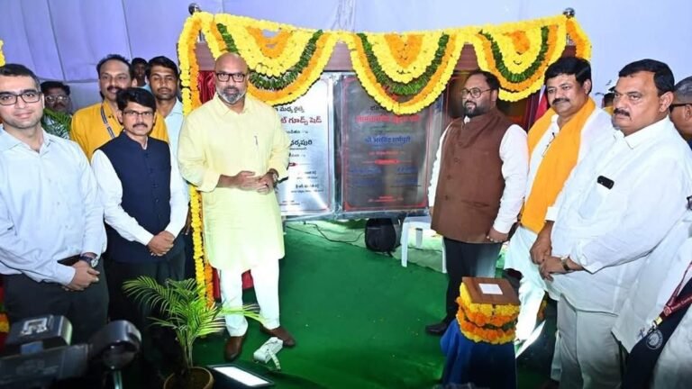Nizamabad MP Arvind inaugurated the ₹9 crore Jankampet warehouse