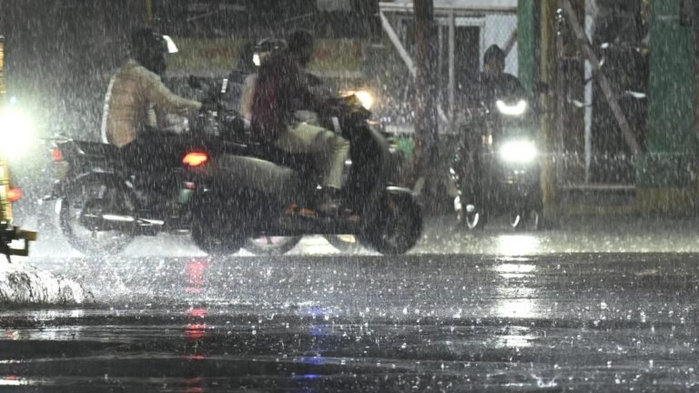 Commuters were caught by surprise when it rained in Hyderabad on July 2
