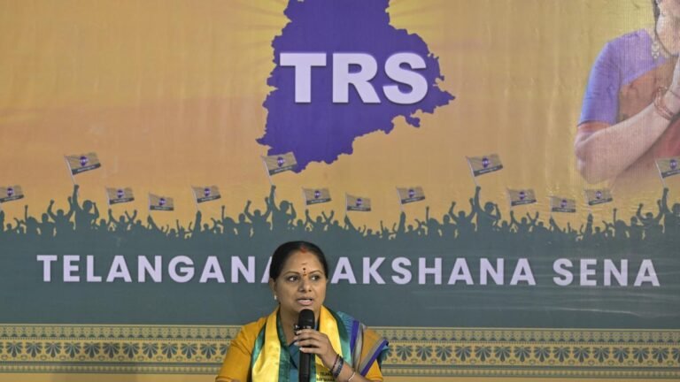 ECI announces objections to Kavith’s party’s TRS acronym and seeks new name