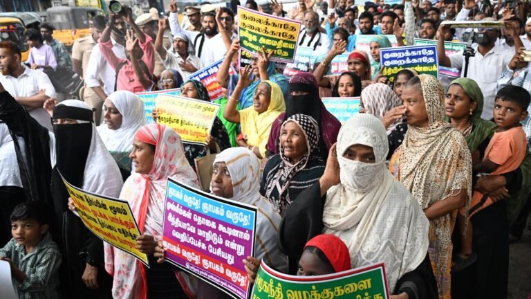 The TMMK is protesting the Supreme Court’s order against quotas for those who convert to Islam