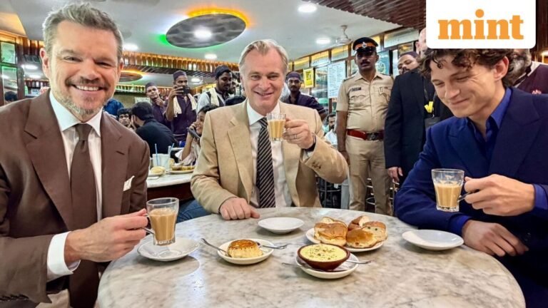 Christopher Nolan, Tom Holland, Matt Damon stop at Mumbai cafe for chai, staff say ‘baad mein Google kiya’ | Today’s news