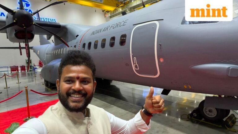 ‘Truly special’: Aviation Minister Ram Mohan Naidu shares glimpses of first Made-in-India C-295 military aircraft | Today’s news
