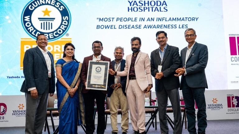The hospital won the Guinness World Record for the largest IBD awareness program