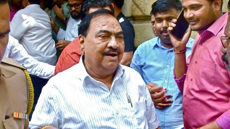 NCP (SP) leader Eknath Khadse admits visit to Delhi but says he will stay with Sharad Pawar