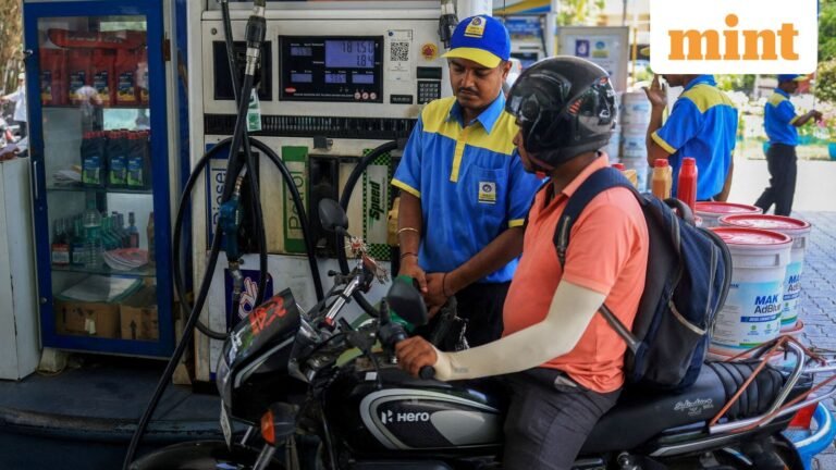 Petrol and diesel prices today: Fuel rates in Delhi, Mumbai, Bengaluru and Kolkata on July 19 as Brent crude extends gains | Today’s news