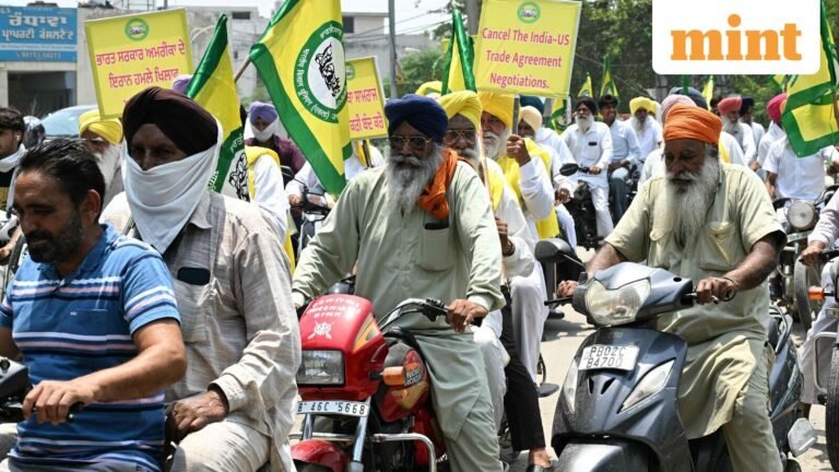 Farmer’s Protest LIVE Update: Punjab farmers take stage to sit in Kishan Ghat against India-US trade deal | Today’s news
