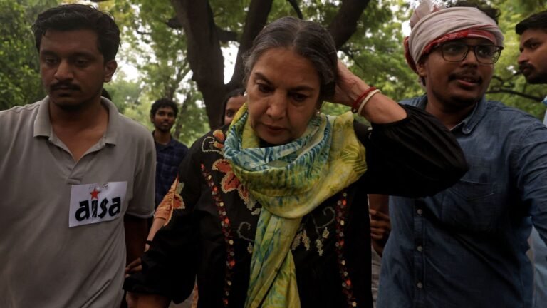 Shabana Azmi, 75, feels dizzy during CJP protest, escorted to security booth: Report | Today’s news