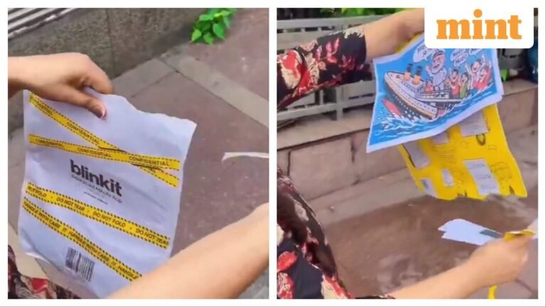 Watch: Woman orders protest posters through Blinkit, user X calls it ‘new age protest’ | Today’s news