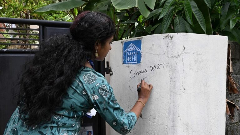 At the beginning of the census, enumerators set out to map houses and households