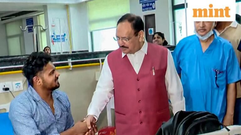 CJP protest: ‘RAF man shot me, bullets hit my face,’ says injured protester whom JP Nadda met in hospital | Today’s news