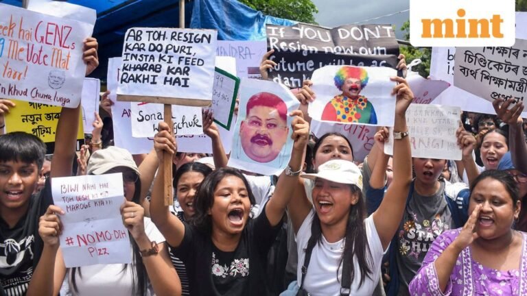 Assam Minister Dibisa Mahanta’s daughter goes viral for supporting CJP, chanting anti-government slogans at student protest | Today’s news