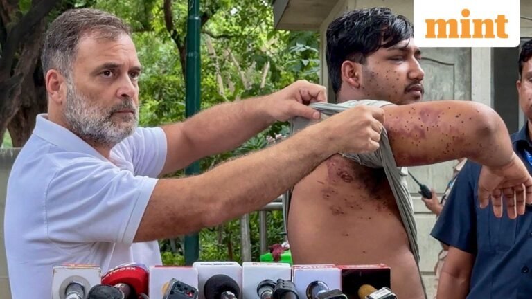 Rahul Gandhi accuses Dharmendra Pradhan of ‘pellet’ protesters injured during CJP protest march: ‘Enough is enough’ | Today’s news