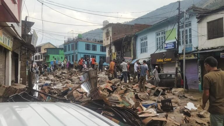 Houses, shops hit by mudslides in J&K’s Doda after cloudburst, torrential rains