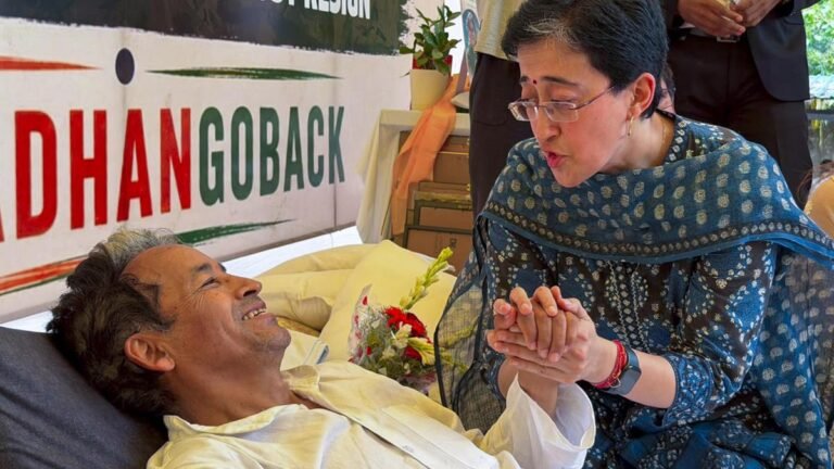 CJP Protest: Sonam Wangchuk lost 8.2 kg fast in 16 days; ‘lives at stake’, says Dipke
