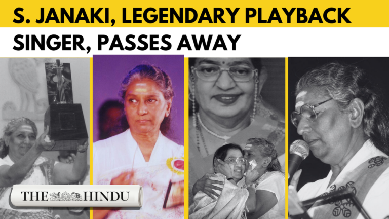 Watch: ‘Nightingale of South India’ S. Janaki dies at 88