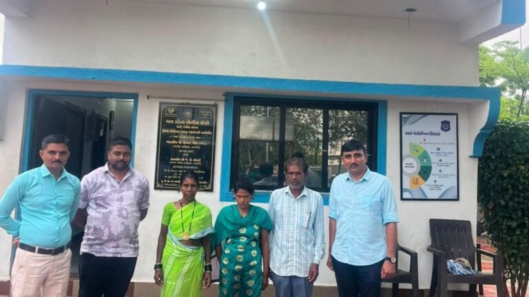 Gujarat Police reunites missing Maharashtra woman with family