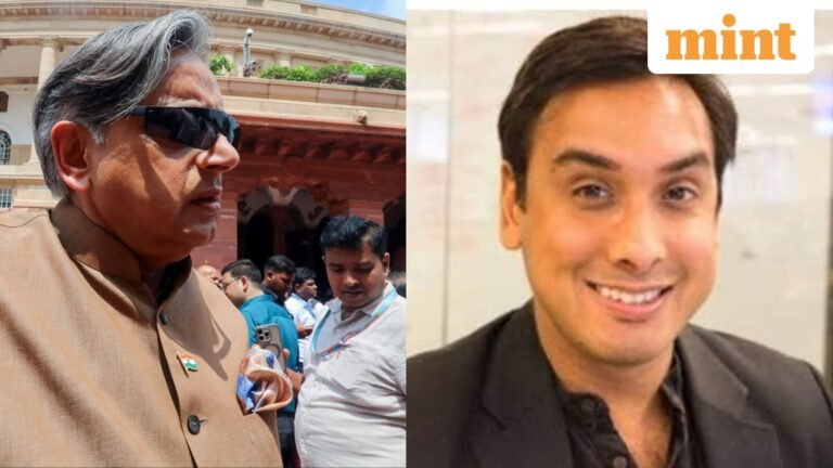 Shashi Tharoor has a hilarious comeback on son Ishaan’s ‘ban booms on WhatsApp’ remark | Today’s news