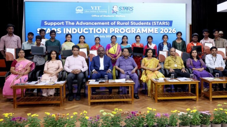 VIT distributed scholarships of ₹ 103 cr. for government school students since 2008: VIT Chancellor