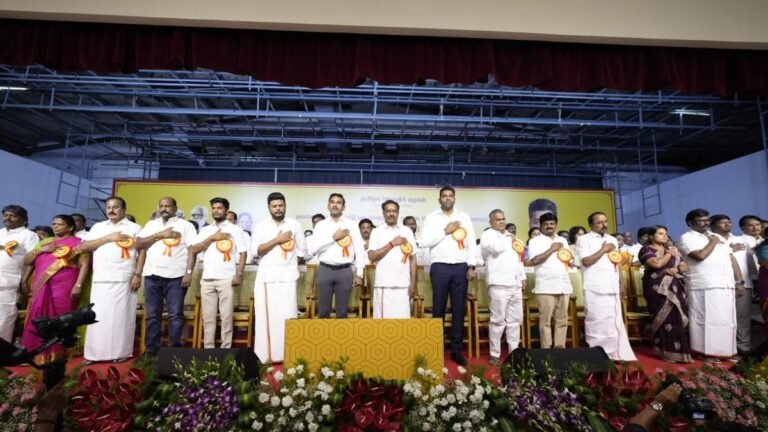 Former AIADMK minister C. Vijayabaskar, senior leaders join TVK