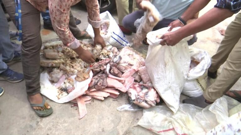 Four arrested for selling stale fish and prawns in Mangalhat