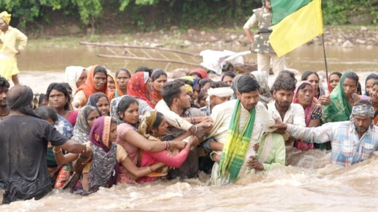 Police in Madhya Pradesh shifted an activist on hunger strike at Ken-Betwa to hospital