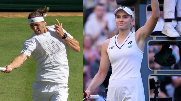 Alexander Zverev and Elena Rybakina enter Wimbledon Round 3 with clinical displays