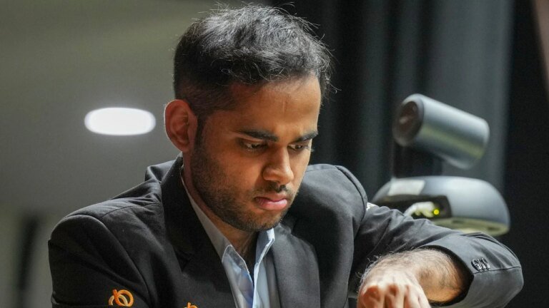 Chennai Grand Masters: Arjun beats world champion Gukesh to take joint lead