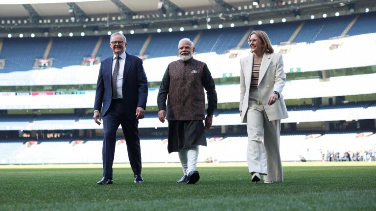 The opening match of the Big Bash League will be played in India, the Prime Minister of Australia has announced
