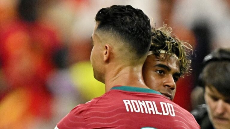 Watch: Yamal comforts a tearful Ronaldo after Spain knock Portugal out of the World Cup