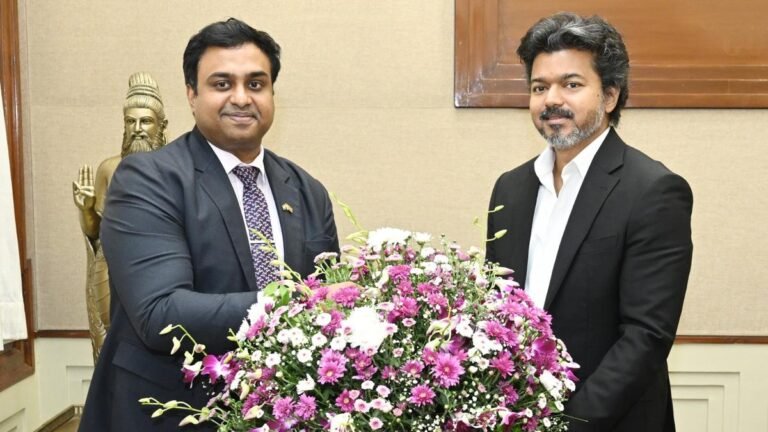 Sri Lanka’s Deputy High Commissioner for South India calls on CM Vijay