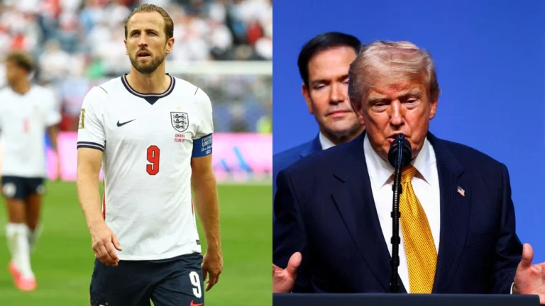 England captain Harry Kane has confirmed a golf trip with US President Donald Trump