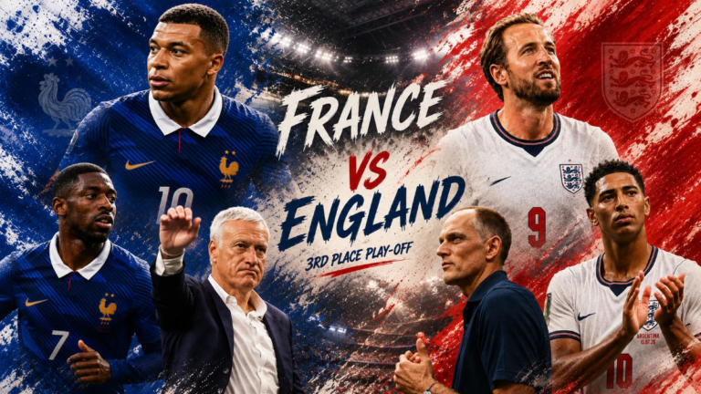 France vs England live score, FIFA World Cup 3rd place play-off: 2 giants battle for one consolation prize