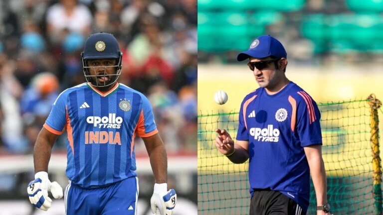 Gautam Gambhir consoles Sanju Samson in long chat after dropping star from T20I squad
