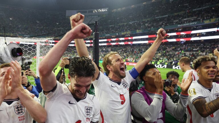 I’ve lost my voice: Harry Kane revels as England oust Mexico in Aztec epic