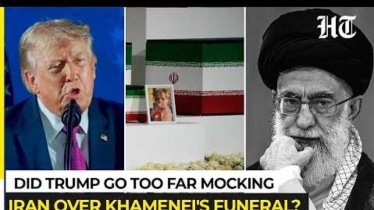 Trump at the funeral of Ali Khamenei: Iran is “dying to settle down”, the US gave them a “week off” | Today’s news