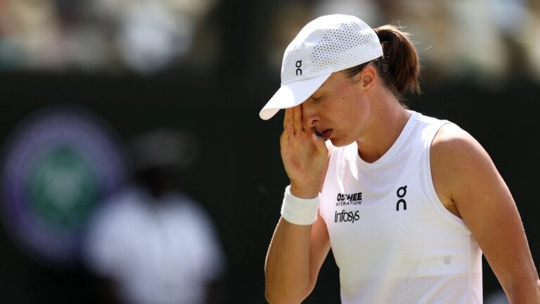 Iga Swiatek on Wimbledon shock exit after losing to Alexandra Eal: It happens