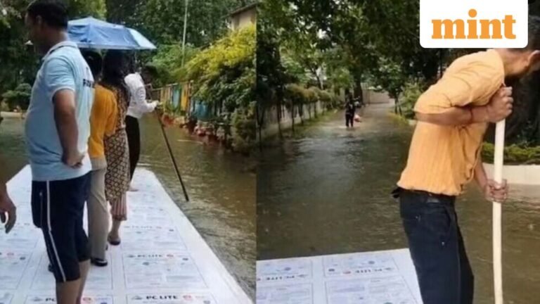 IIT Roorkee flood waters turn campus into canal, students use makeshift boats to navigate: ‘Ocean engineering’ | Follow | Today’s news