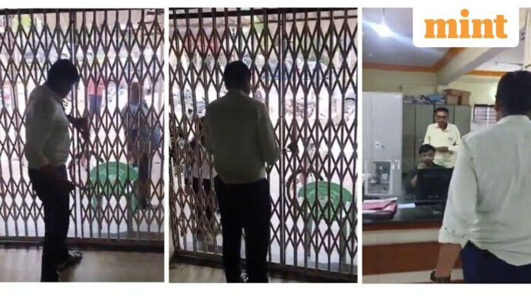 Viral Video: Karnataka Bank Manager Locks Employees Inside Office To Demand Work After Hours | Today’s news