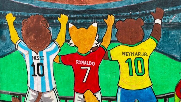 The capital of Indian football, Kolkata, is dressing up for the knockout stages of the World Cup