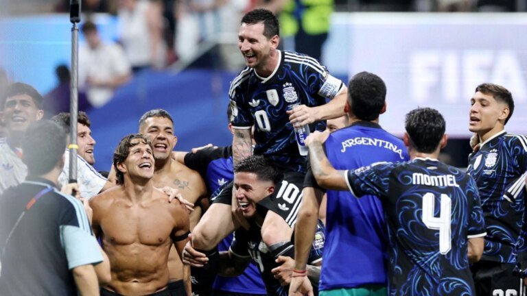 Argentina show England they are more than Messi to reach World Cup final