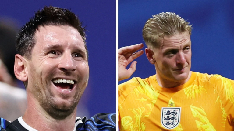 Watch: Messi’s priceless reaction as Argentina find England goalkeeper cheat sheet
