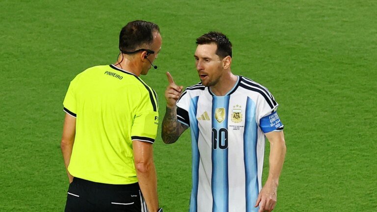 Messi’s heated exchange with Portugal’s World Cup referee has gone viral: Don’t be disrespectful