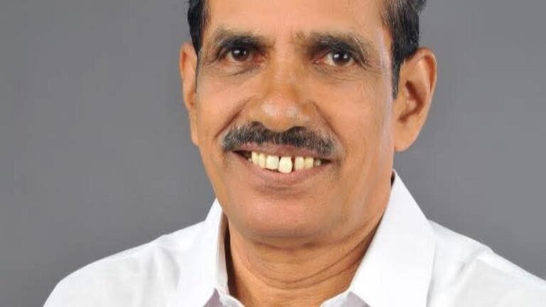Former Manalur MLA PA Madhavan passed away