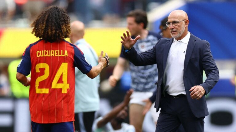 I’m not that ugly: Spain boss Luis de la Fuente says it’s tattoo time for Cucurella