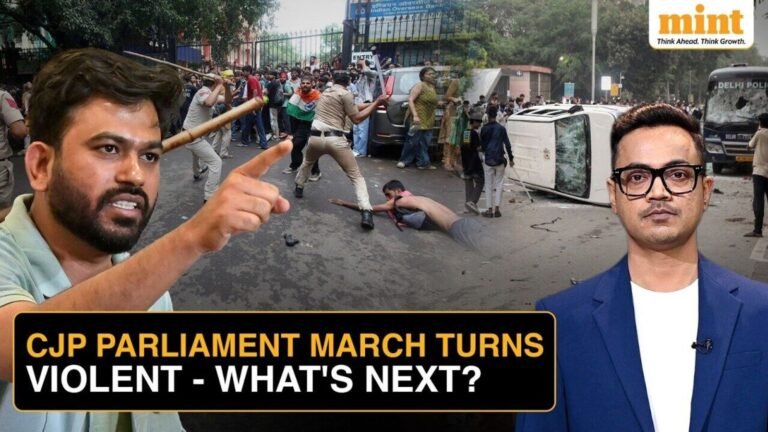 CJP protesters seen cleaning Jantar Mantar site a day after police action on Chalo Sansad | march Viral Video | Today’s news