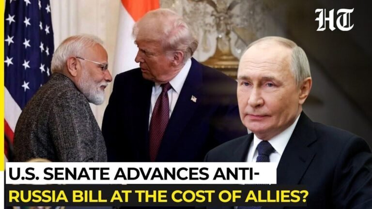 100% US tariffs coming for India? Lindsey Graham’s Russia Sanctions Bill Clears First Hurdle in Senate | Today’s news