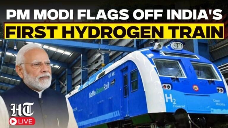 PM Modi Launches India’s First Hydrogen Train Today: Know About Route, Speed ​​& Refueling Technology | Today’s news